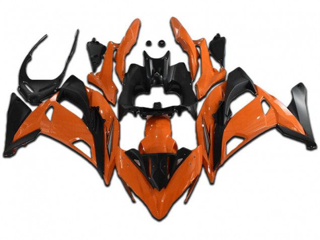 Orange Black 2017-2019 EX650 Motorcycle Fairings Orange Black 2017-2019 EX650 Motorcycle Fairings