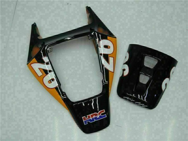 Orange Black Repsol 2004-2005 CBR1000RR Motorcycle Bodywork Orange Black Repsol 2004-2005 CBR1000RR Motorcycle Bodywork