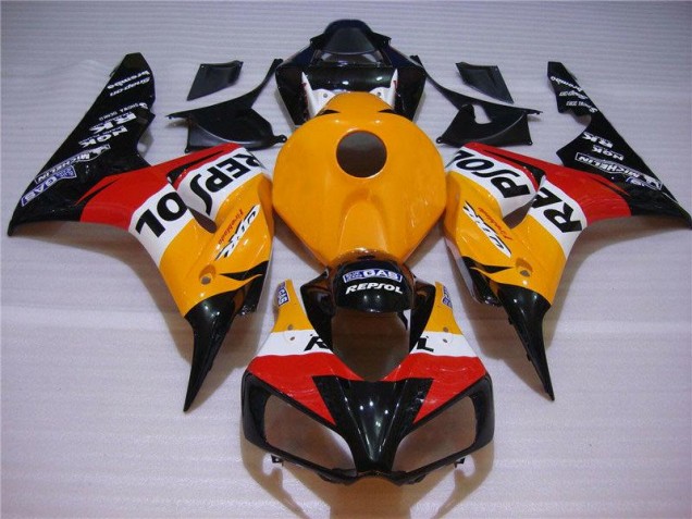 Orange Black Repsol 2004-2005 CBR1000RR Motorcycle Fairing Orange Black Repsol 2004-2005 CBR1000RR Motorcycle Fairing