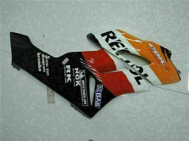 Orange Black Repsol 2004-2005 CBR1000RR Motorcycle Fairings Orange Black Repsol 2004-2005 CBR1000RR Motorcycle Fairings