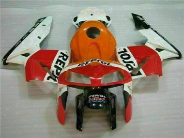 Orange Black Repsol 2005-2006 CBR600RR Motorcycle Fairing