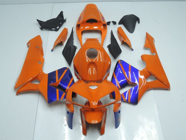 Orange Blue 2005-2006 CBR600RR Motorcycle Fairings Orange Blue 2005-2006 CBR600RR Motorcycle Fairings