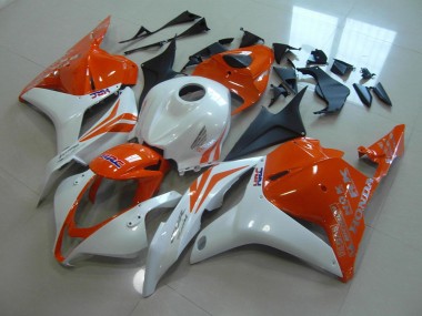 Orange Pearl White 2009-2012 CBR600RR Motorcycle Fairings