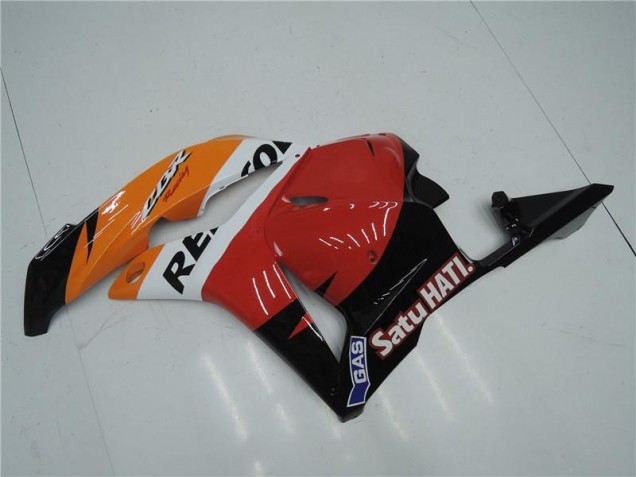 Orange Red Black Repsol 2009-2012 CBR600RR Motorcycle Fairings