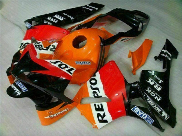 Orange Repsol 2003-2004 CBR600RR Motorcycle Fairings Orange Repsol 2003-2004 CBR600RR Motorcycle Fairings