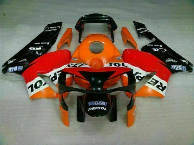 Orange Repsol 2003-2004 CBR600RR Motorcycle Fairings Orange Repsol 2003-2004 CBR600RR Motorcycle Fairings