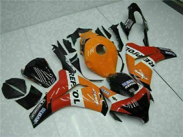 Orange Repsol 2008-2011 CBR1000RR Full Motorcycle Fairing Kits Orange Repsol 2008-2011 CBR1000RR Full Motorcycle Fairing Kits