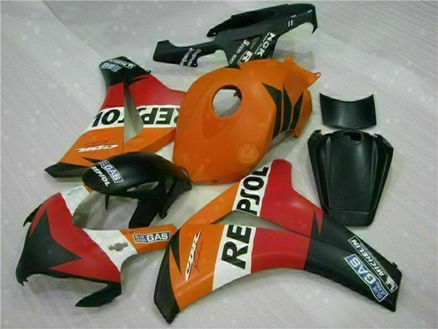 Orange Repsol 2008-2011 CBR1000RR Motorcycle Fairings Orange Repsol 2008-2011 CBR1000RR Motorcycle Fairings