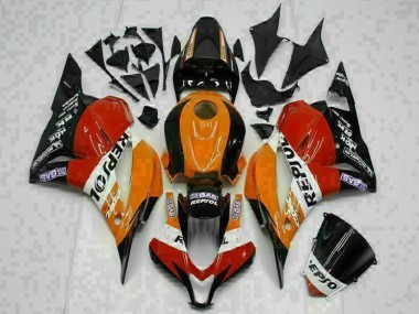 Orange Repsol 2009-2012 CBR600RR Motorcycle Fairings