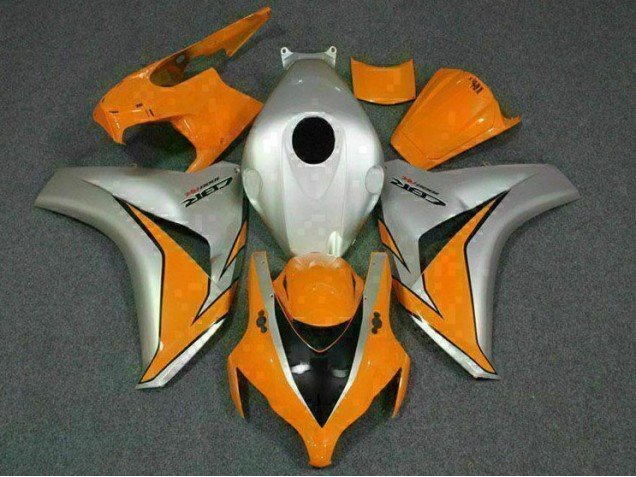 Orange Silver 2008-2011 CBR1000RR Motorcycle Bodywork Orange Silver 2008-2011 CBR1000RR Motorcycle Bodywork