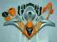 Orange Silver 2008-2011 CBR1000RR Motorcycle Fairing Orange Silver 2008-2011 CBR1000RR Motorcycle Fairing