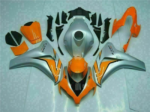 Orange Silver 2008-2011 CBR1000RR Motorcycle Fairing Orange Silver 2008-2011 CBR1000RR Motorcycle Fairing