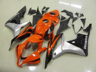 Orange Silver Black 2007-2008 CBR600RR Motorcycle Fairing