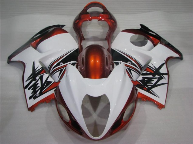 Orange White Black 1996-2007 GSXR 1300 Hayabusa Motorcycle Fairings Orange White Black 1996-2007 GSXR 1300 Hayabusa Motorcycle Fairings