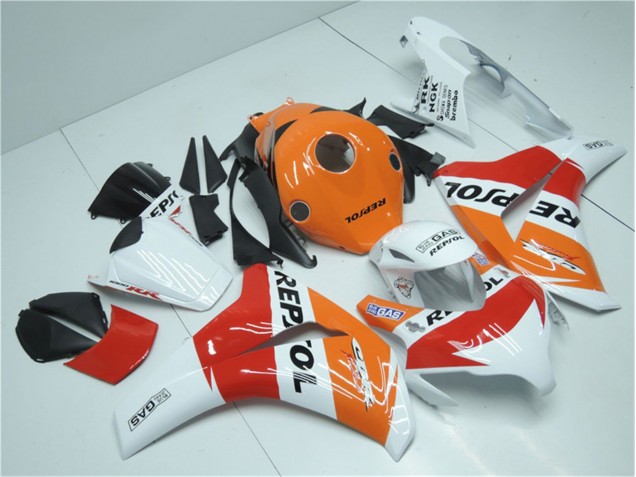 Orange White Red Repsol 2008-2011 CBR1000RR Motorcycle Fairings Orange White Red Repsol 2008-2011 CBR1000RR Motorcycle Fairings