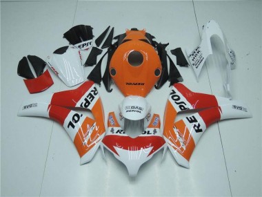 Orange White Red Repsol 2008-2011 CBR1000RR Motorcycle Fairings