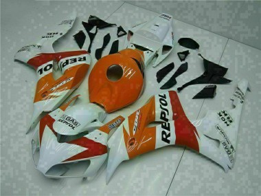Orange White Repsol 2004-2005 CBR1000RR Motorcycle Fairings