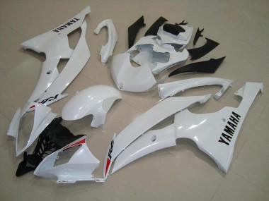 Pearl White 2008-2016 YZF R6 Motorcycle Bodywork