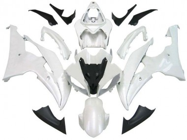 Pearl White 2008-2016 YZF R6 Motorcycle Fairing