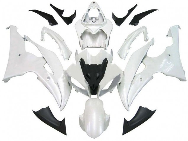 Pearl White 2008-2016 YZF R6 Motorcycle Fairing Pearl White 2008-2016 YZF R6 Motorcycle Fairing