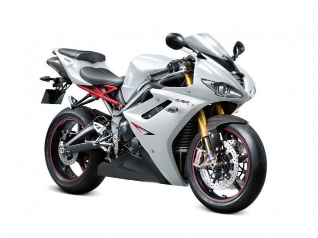 Pearl White Black 2009-2012 Daytona 675 Triple Motorcycle Fairings Pearl White Black 2009-2012 Daytona 675 Triple Motorcycle Fairings