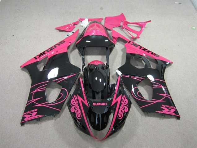 Pink Black 2003-2004 GSXR 1000 Motorcycle Fairings Pink Black 2003-2004 GSXR 1000 Motorcycle Fairings