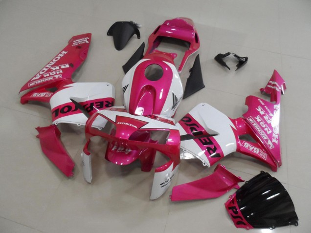 Pink Repsol 2003-2004 CBR600RR Motorcycle Fairings Pink Repsol 2003-2004 CBR600RR Motorcycle Fairings