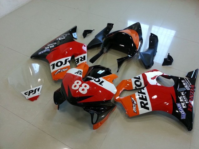 Race Repsol 88 2001-2003 CBR600 F4i Motorcycle Fairings Race Repsol 88 2001-2003 CBR600 F4i Motorcycle Fairings