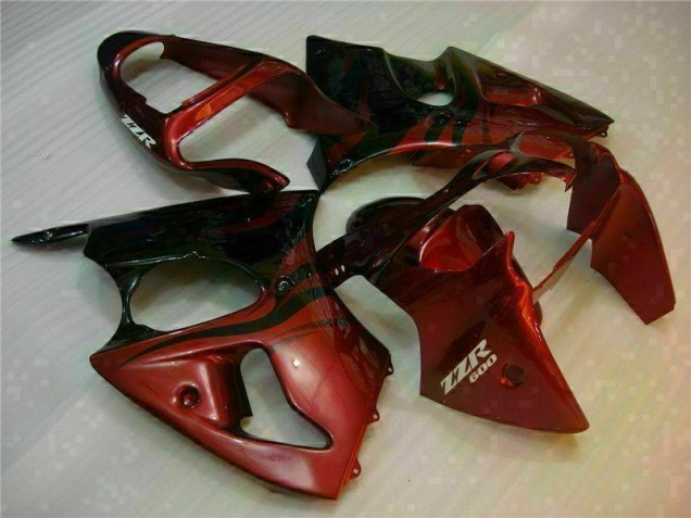 Red 2000-2002 ZX6R Motorcycle Fairing Red 2000-2002 ZX6R Motorcycle Fairing