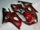 Red 2003-2004 GSXR 1000 Motorcycle Fairings
