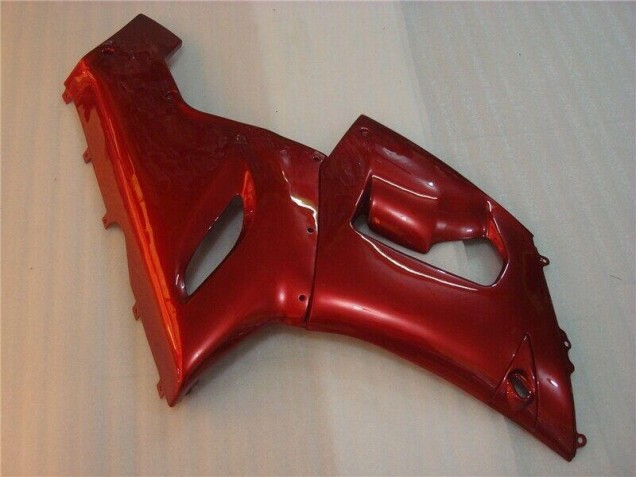Red 2005-2006 ZX6R Motorcycle Fairings Red 2005-2006 ZX6R Motorcycle Fairings