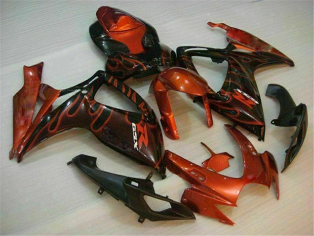 Red 2006-2007 GSXR 600/750 Motorcycle Fairings Red 2006-2007 GSXR 600/750 Motorcycle Fairings