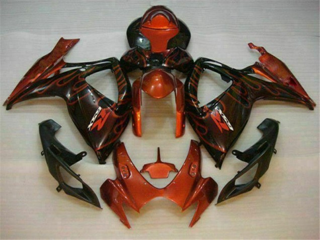 Red 2006-2007 GSXR 600/750 Motorcycle Fairings Red 2006-2007 GSXR 600/750 Motorcycle Fairings