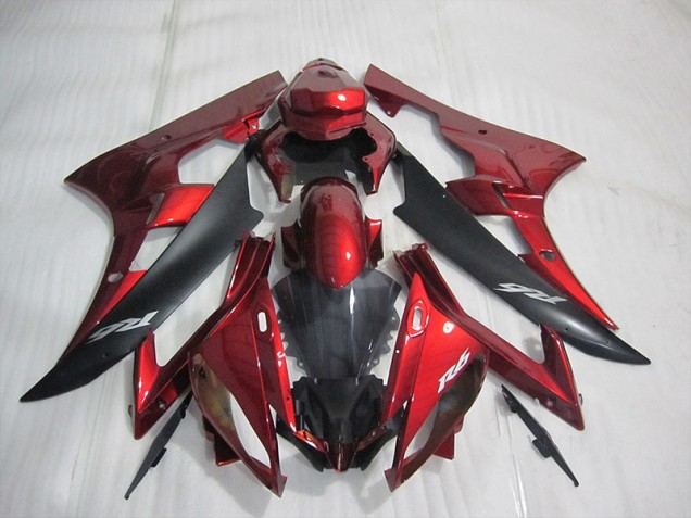 Red 2006-2007 YZF R6 Full Motorcycle Fairing Kits Red 2006-2007 YZF R6 Full Motorcycle Fairing Kits