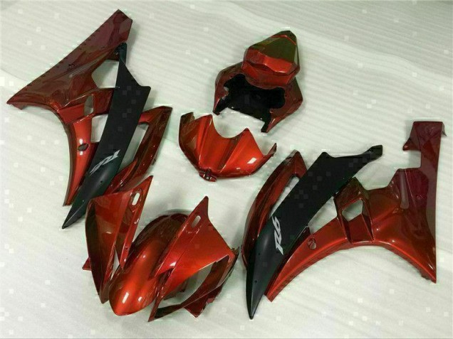 Red 2006-2007 YZF R6 Motorcycle Fairings Red 2006-2007 YZF R6 Motorcycle Fairings