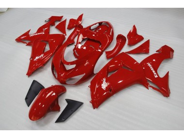 Red 2006-2007 ZX10R Motorcycle Fairings