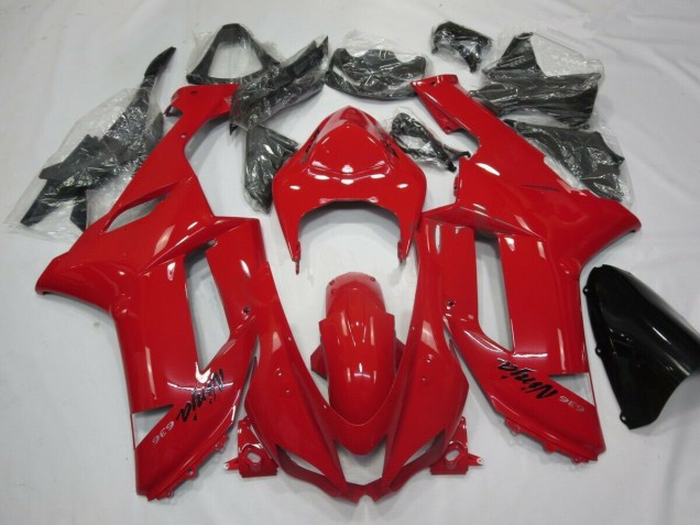Red 2007-2008 ZX6R Motorcycle Fairings Red 2007-2008 ZX6R Motorcycle Fairings