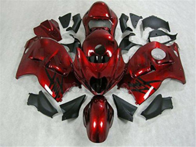 Red Black 1996-2007 GSXR 1300 Hayabusa Motorcycle Fairings Red Black 1996-2007 GSXR 1300 Hayabusa Motorcycle Fairings