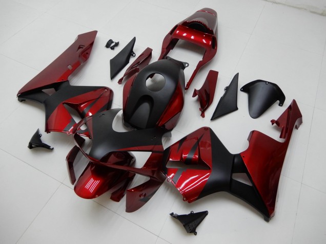 Red Black 2003-2004 CBR600RR Motorcycle Bodywork Red Black 2003-2004 CBR600RR Motorcycle Bodywork