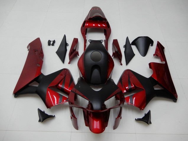Red Black 2003-2004 CBR600RR Motorcycle Bodywork Red Black 2003-2004 CBR600RR Motorcycle Bodywork