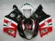 Red Black 2003-2004 GSXR 1000 Motorcycle Fairing Red Black 2003-2004 GSXR 1000 Motorcycle Fairing