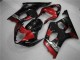 Red Black 2003-2004 GSXR 1000 Motorcycle Fairings Red Black 2003-2004 GSXR 1000 Motorcycle Fairings