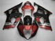 Red Black 2003-2004 GSXR 1000 Motorcycle Fairings Red Black 2003-2004 GSXR 1000 Motorcycle Fairings