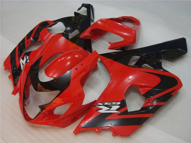 Red Black 2004-2005 GSXR 600/750 Motorcycle Fairing Red Black 2004-2005 GSXR 600/750 Motorcycle Fairing