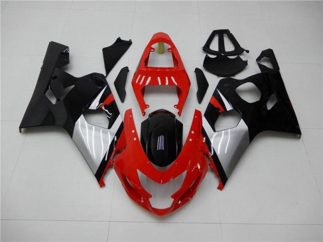 Red Black 2004-2005 GSXR 600/750 Motorcycle Fairings Red Black 2004-2005 GSXR 600/750 Motorcycle Fairings