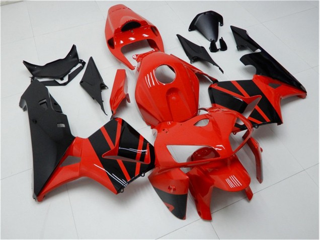 Red Black 2005-2006 CBR600RR Motorcycle Fairing Kits