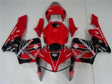 Red Black 2005-2006 CBR600RR Motorcycle Fairing Kits & Plastic