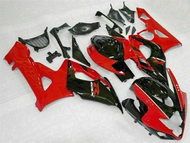 Red Black 2005-2006 GSXR 1000 Motorcycle Bodywork Red Black 2005-2006 GSXR 1000 Motorcycle Bodywork