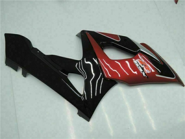 Red Black 2005-2006 GSXR 1000 Motorcycle Fairing Kits & Plastic Red Black 2005-2006 GSXR 1000 Motorcycle Fairing Kits & Plastic