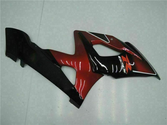 Red Black 2005-2006 GSXR 1000 Motorcycle Fairings Red Black 2005-2006 GSXR 1000 Motorcycle Fairings